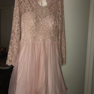 Rose gold dress